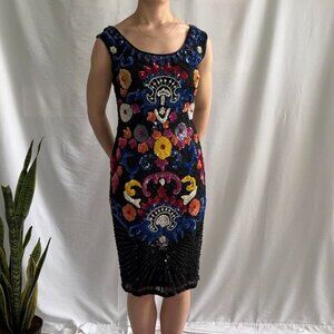 Beautiful Vintage Sequin Beaded Dress